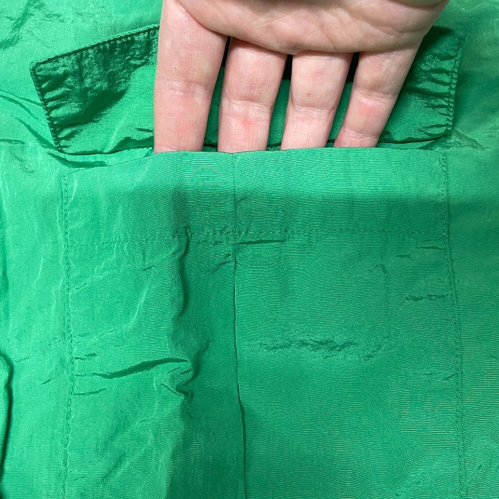 Diane Von Furstenberg green windbreaker pullover - Picture 7 of 13